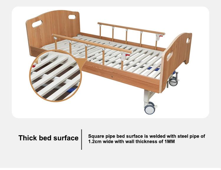 2 Cranks Manual Hospital Bed